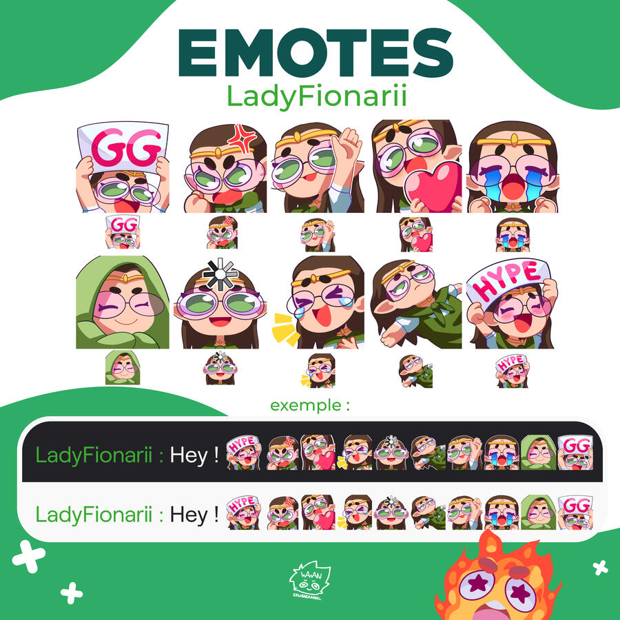 Emotes LadyFionarii [commission]