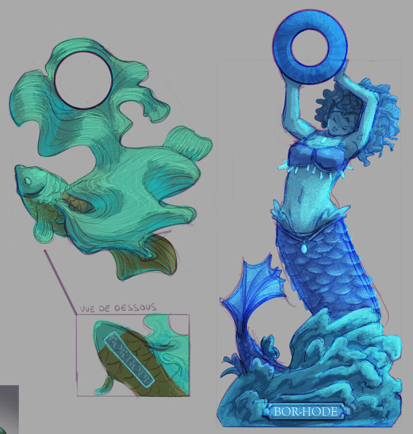 Concept art statue