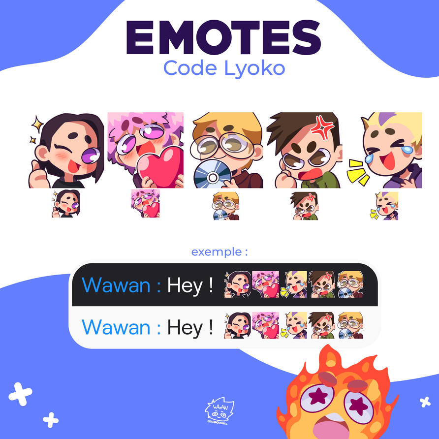 Emotes Code Lyoko Andevara [commission]
