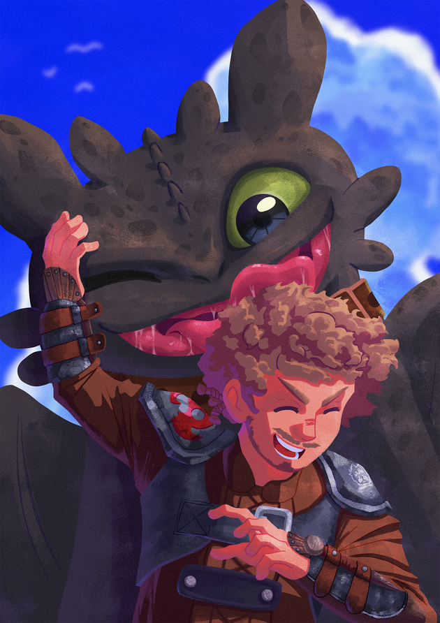 Allan x Krokmou